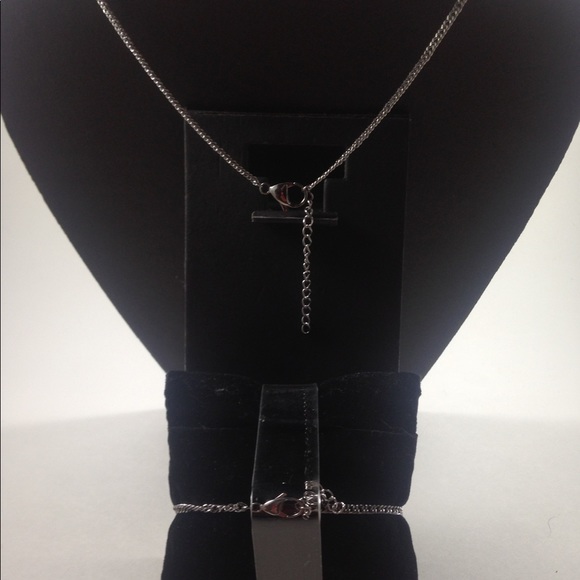 Stainless Steel Sacred Geometry Choker Set - Picture 4 of 5